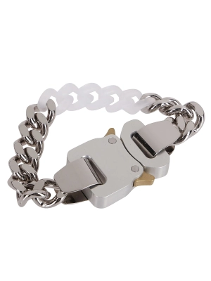 1017 ALYX 9SM Two-Tone Industrial Buckle Bracelet