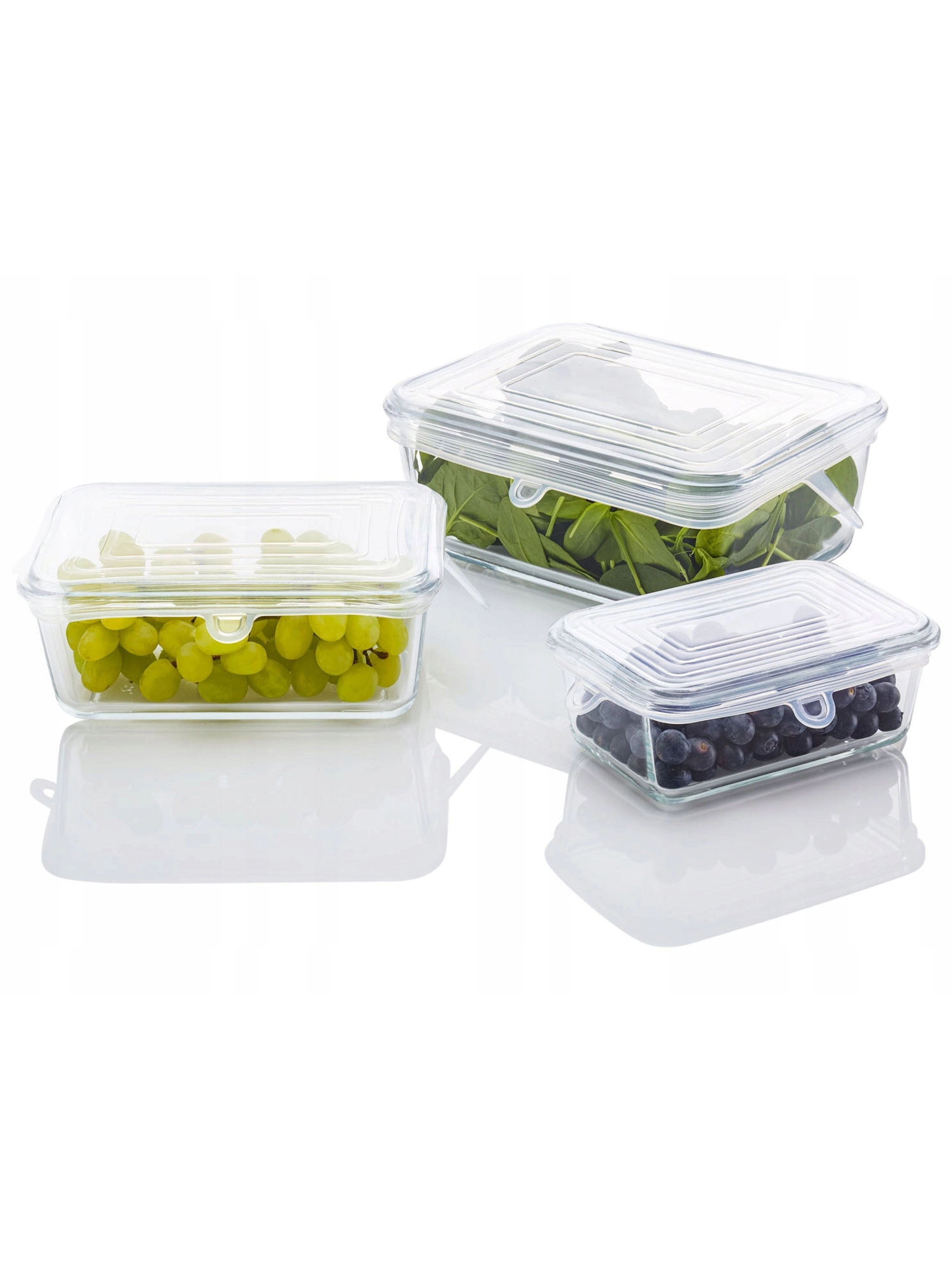 3 Pieces Silicone Lid Set