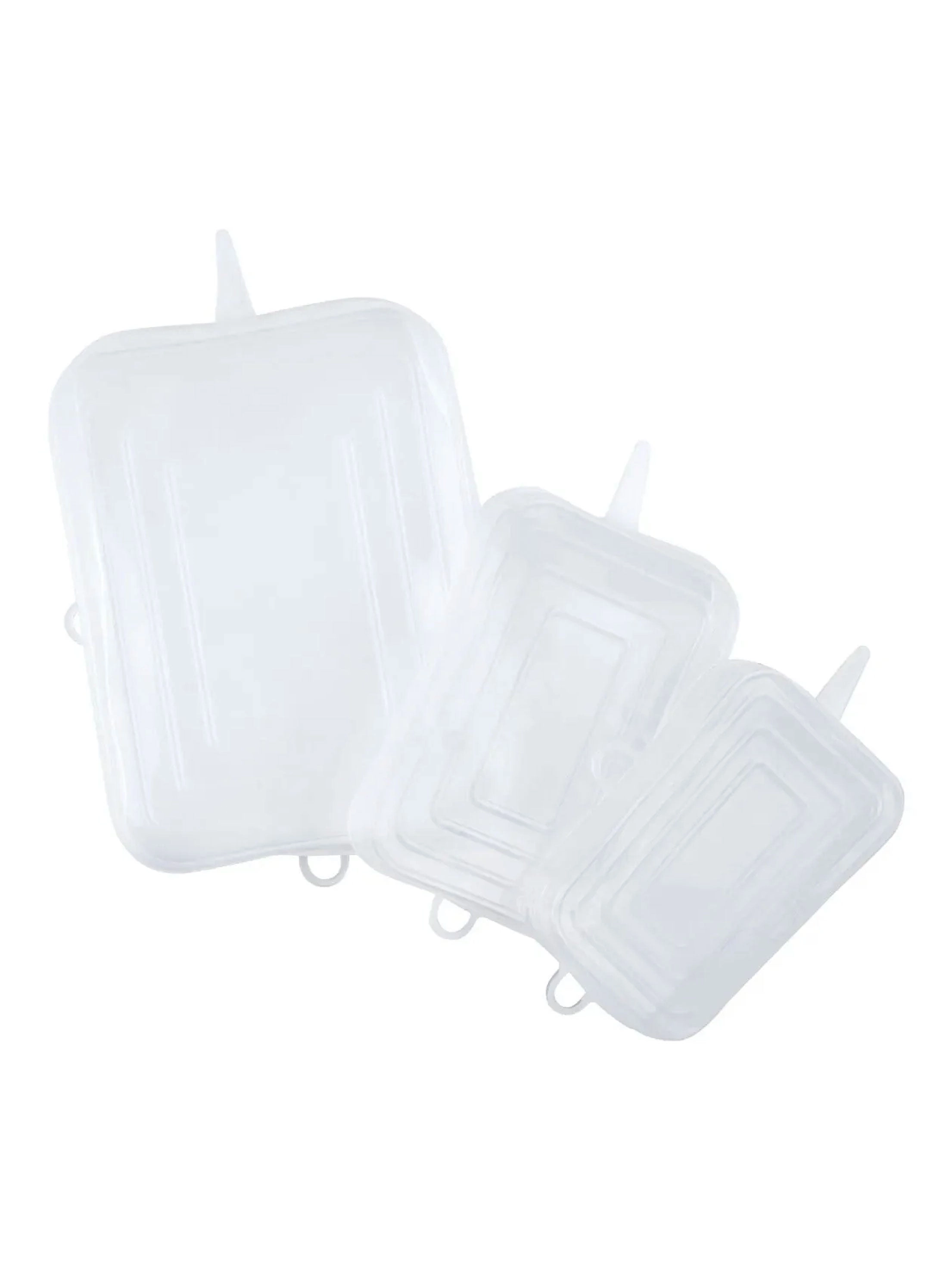 3 Pieces Silicone Lid Set