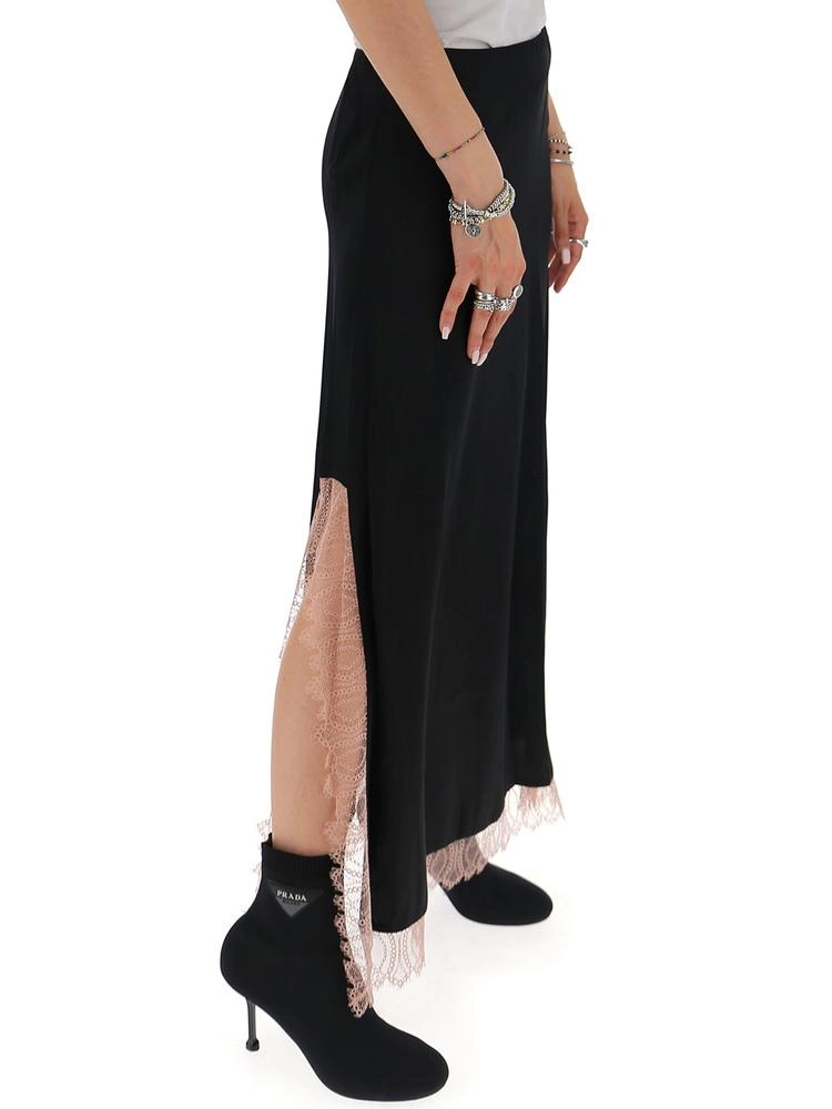3.1 Phillip Lim Lace Trim Slit Skirt