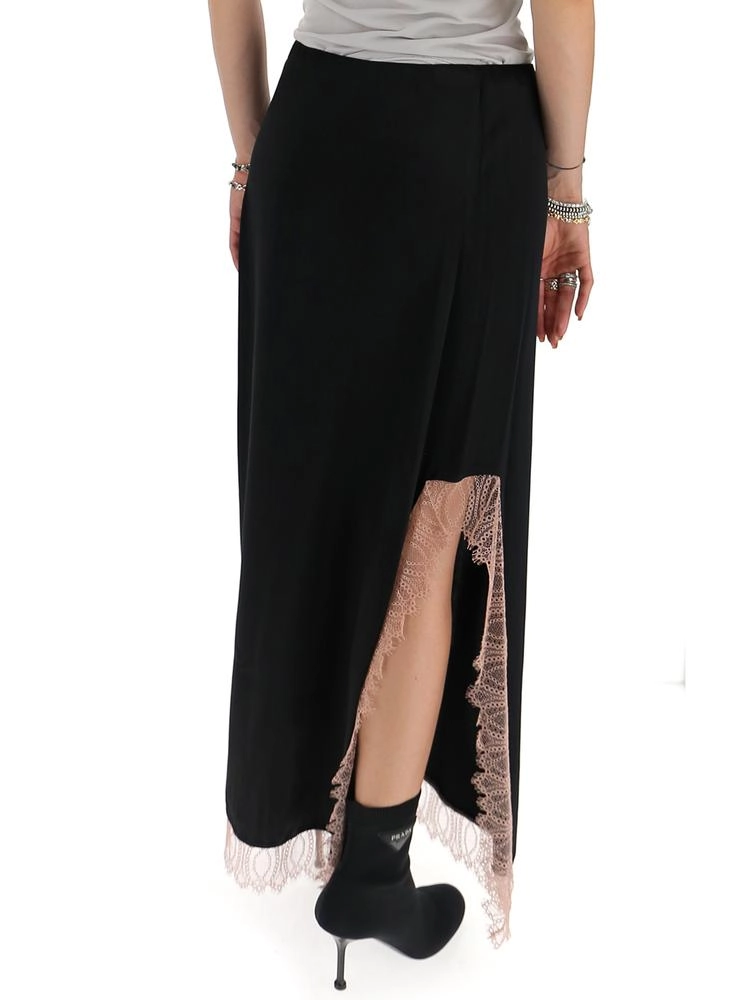 3.1 Phillip Lim Lace Trim Slit Skirt