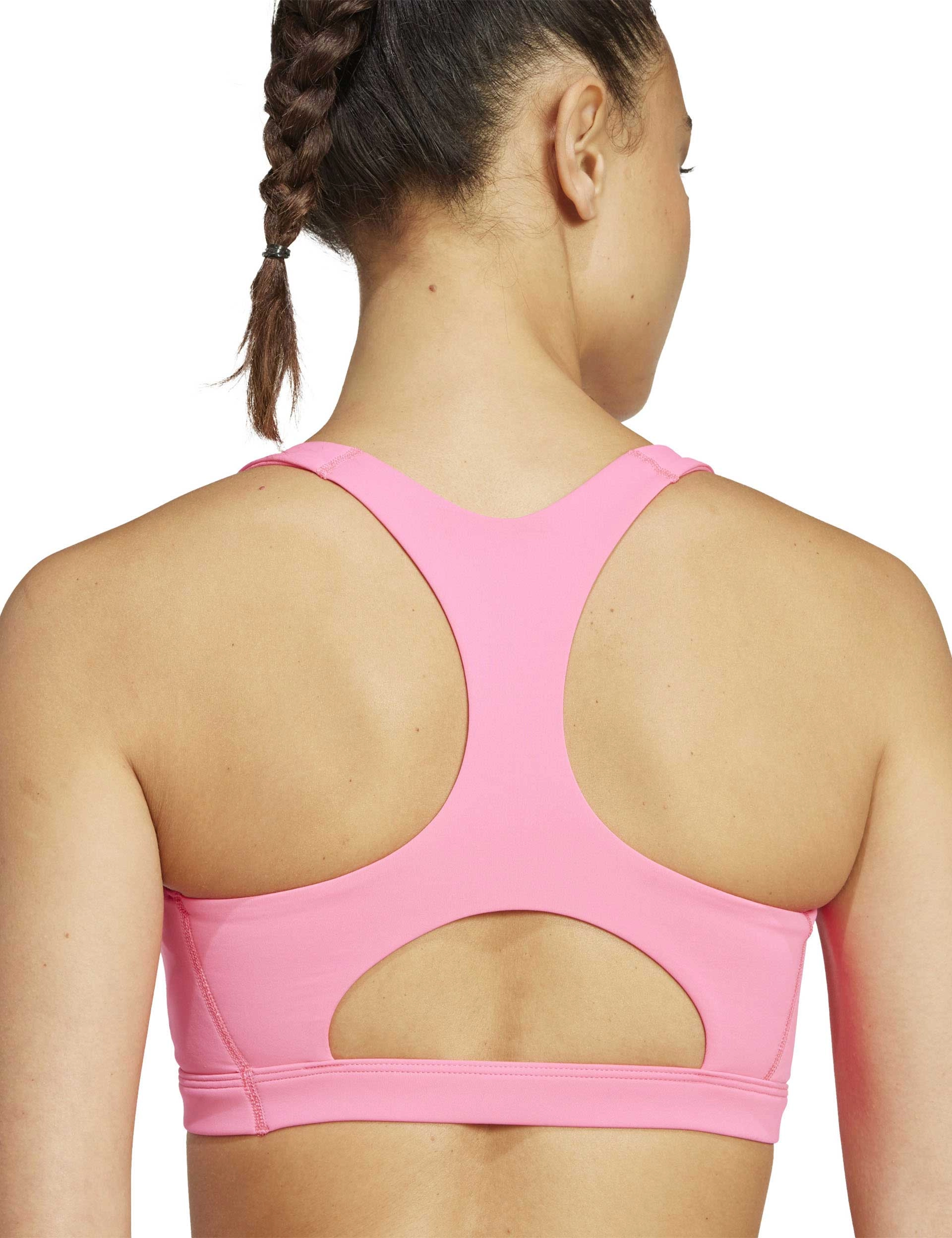 Adizero Essentials Run Medium Support Bra - Lucid Pink