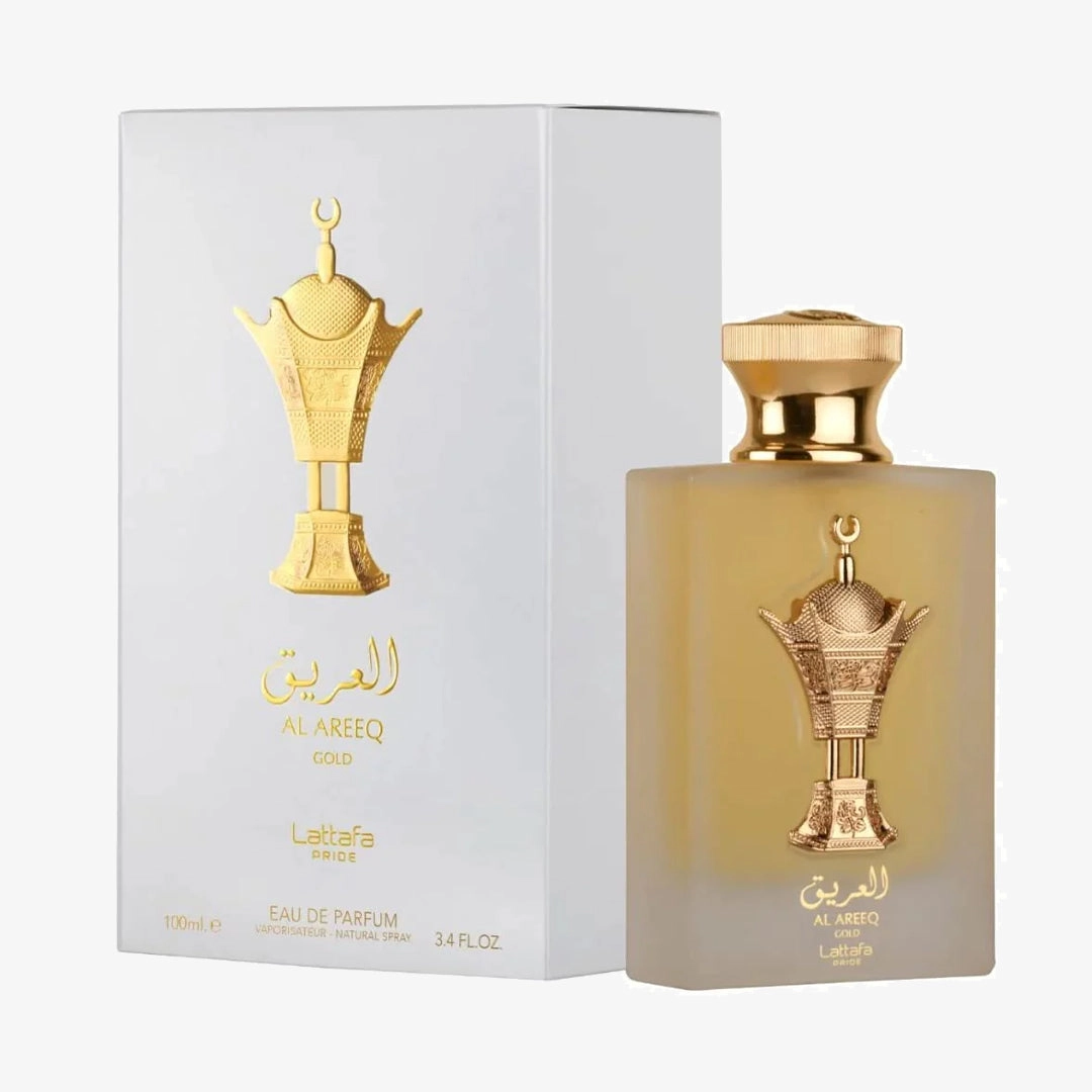 Al Areeq Gold For Men by Lattafa Eau De Parfum Spray 3.4 oz