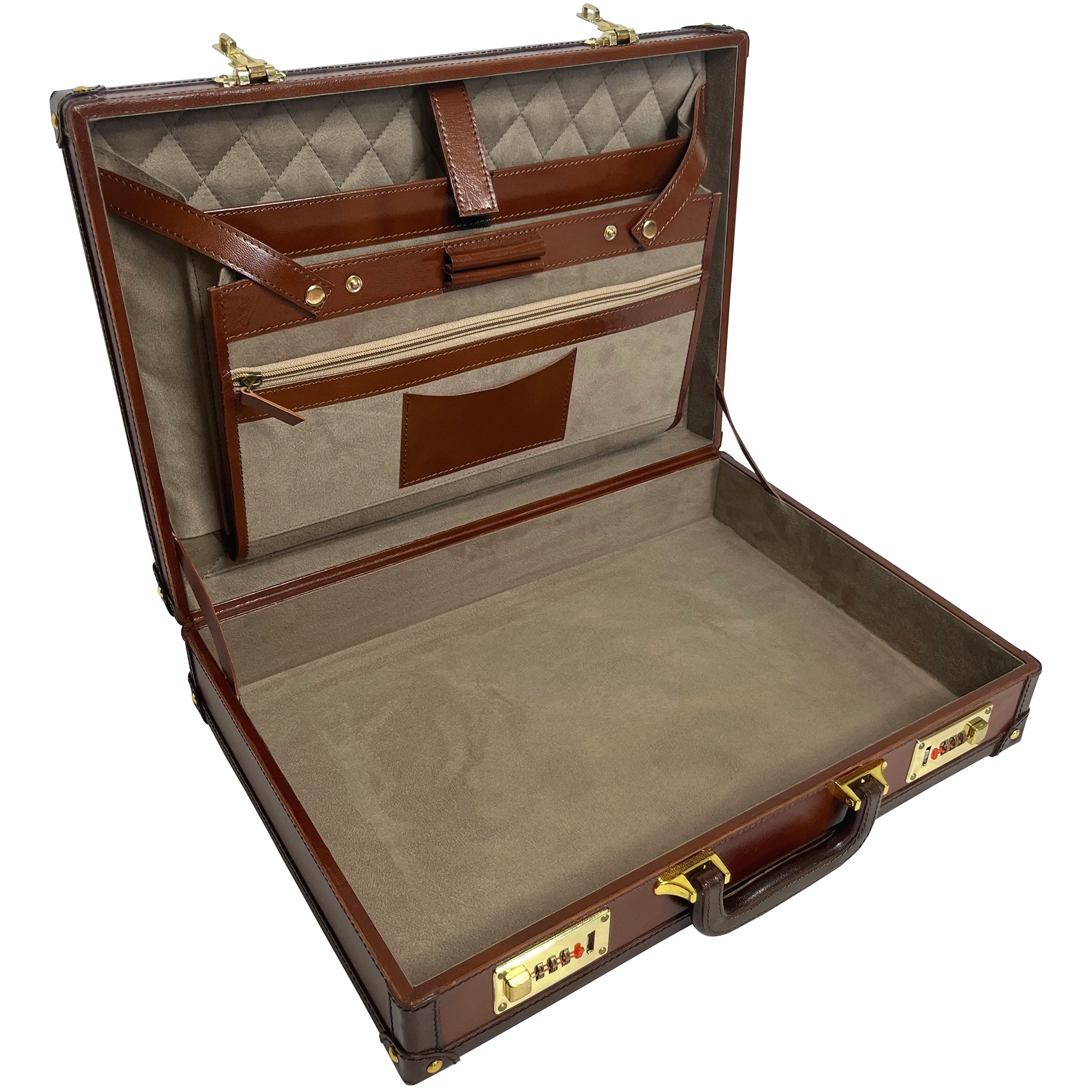 Aston Leather Briefcase - Limited Edition (Brown)