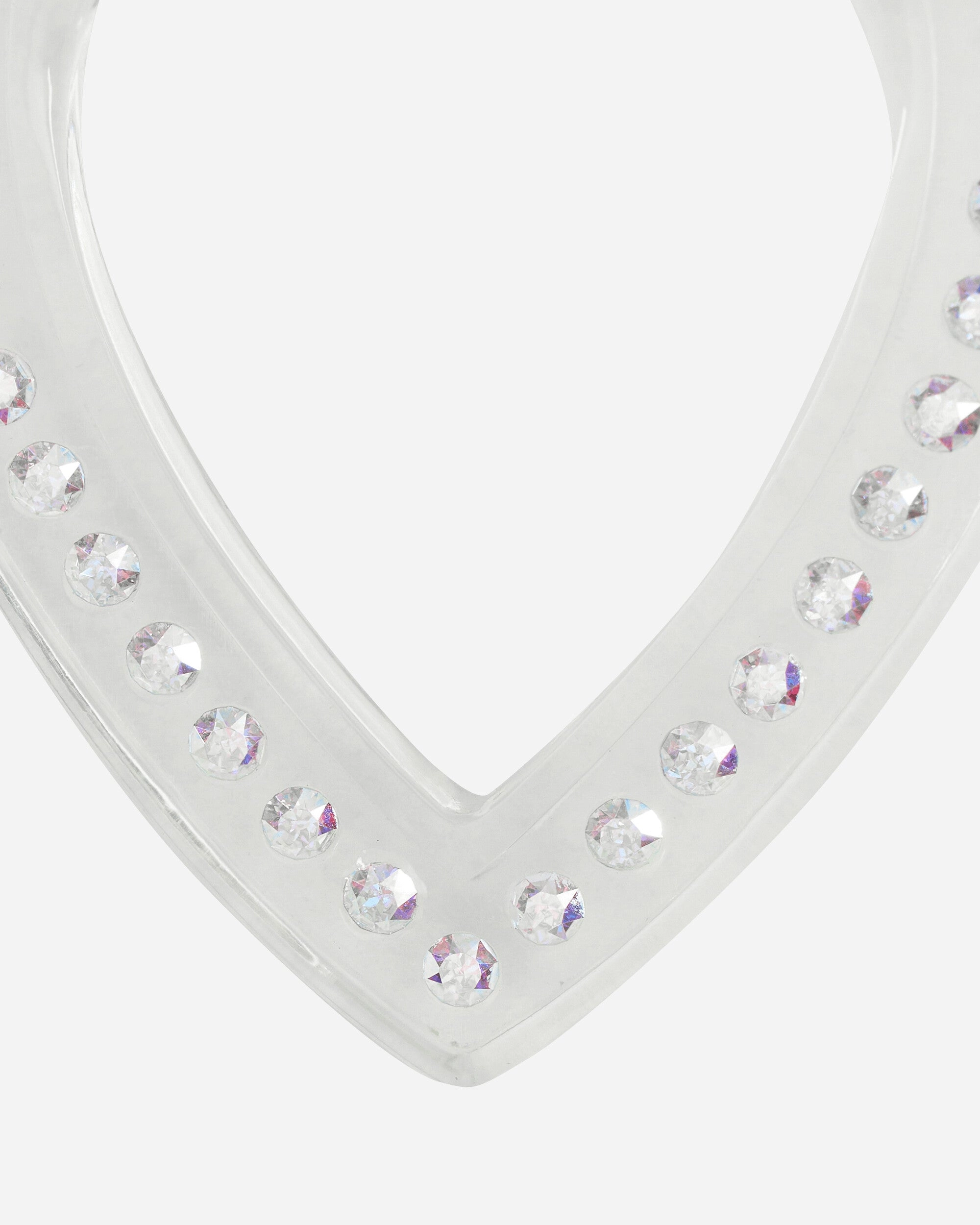Big Heart Earrings Transparent