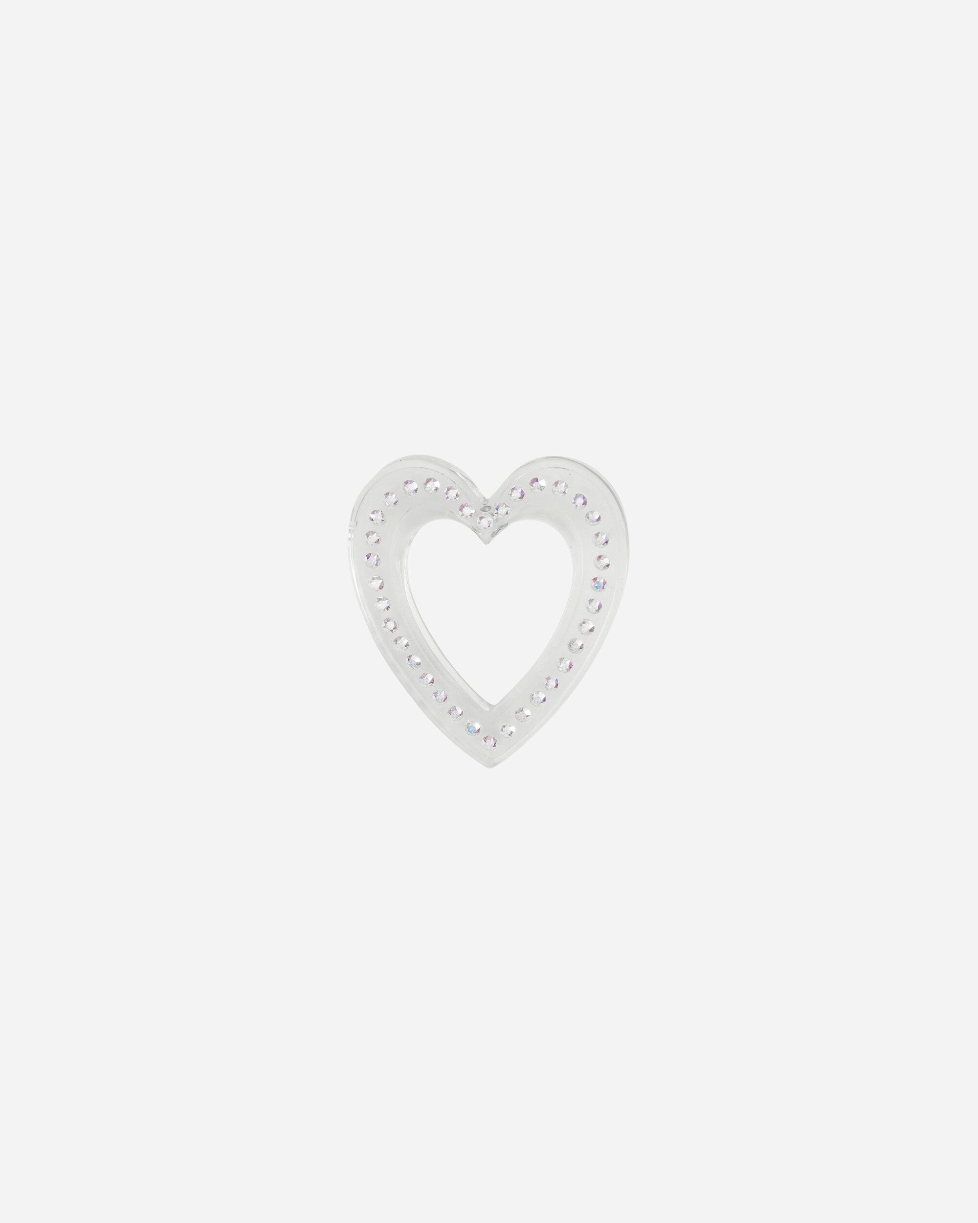 Big Heart Earrings Transparent