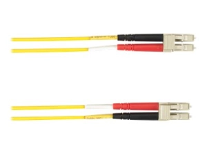 Black Box - Patch cable - LC multi-mode (M) to LC multi-mode (M) - 0.914 m - fiber optic - duplex - 50 / 125 micron - OM4 - OFNR FOCMRM4-LCLC-YL-3