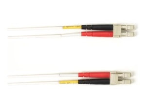 Black Box - Patch cable - LC multi-mode (M) to LC multi-mode (M) - 3.05 m - fiber optic - 50 / 125 micron - OM3 - OFNP - plenum FOCMP10-LCLC-OR-10