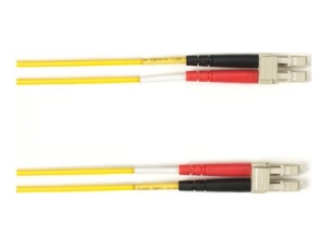 Black Box - Patch cable - TAA Compliant - LC multi-mode (M) to LC multi-mode (M) - 9.14 m - fiber optic - duplex - 50 / 125 micron FOCMRM4-LCLC-YL-30