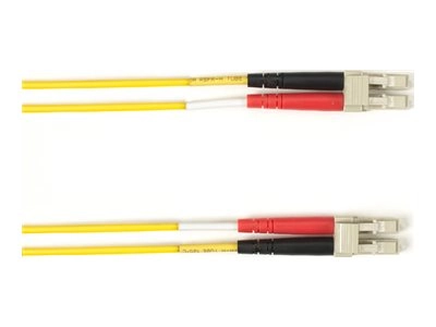 Black Box - Patch cable - TAA Compliant - LC multi-mode (M) to LC multi-mode (M) - 9.14 m - fiber optic - duplex - 50 / 125 micron FOCMRM4-LCLC-YL-30