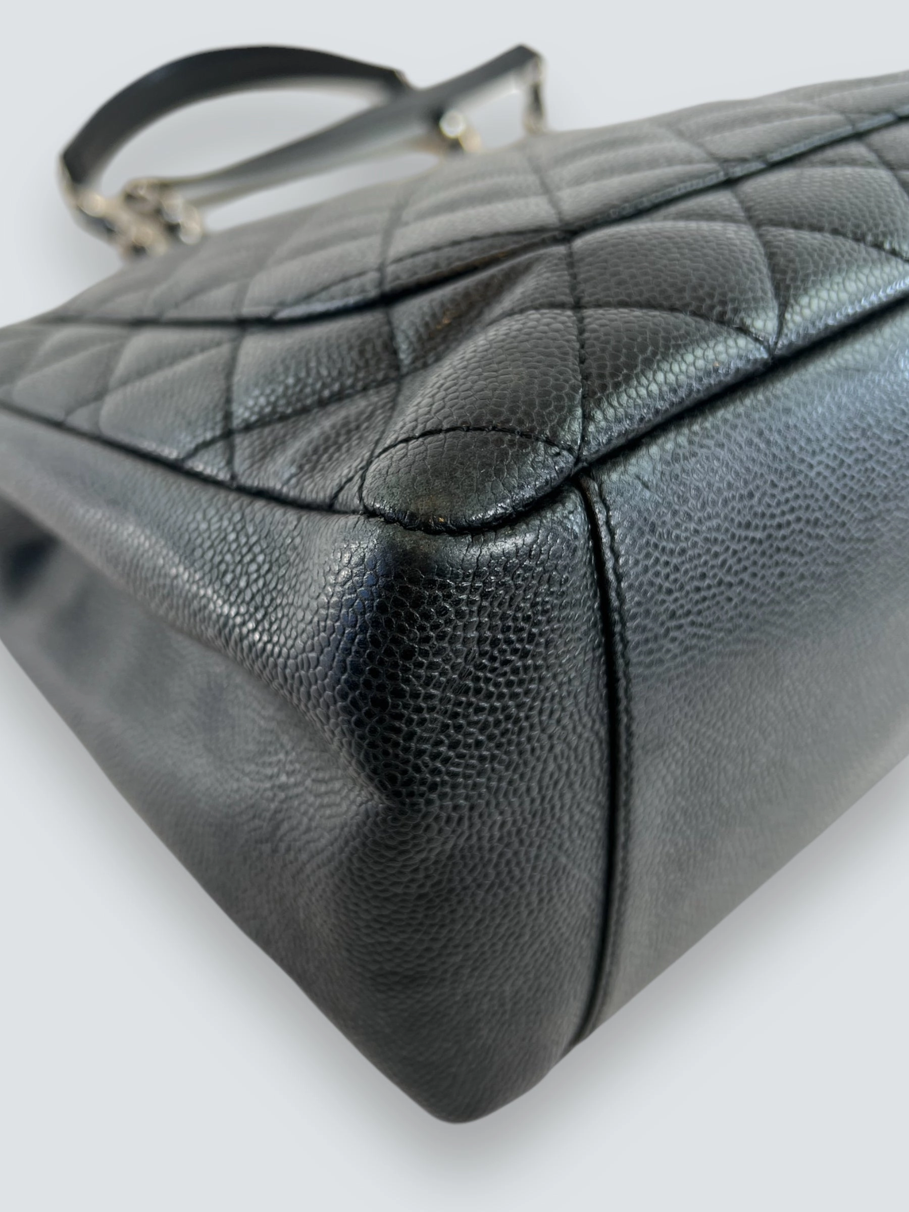 Chanel Black Caviar Leather GST Tote