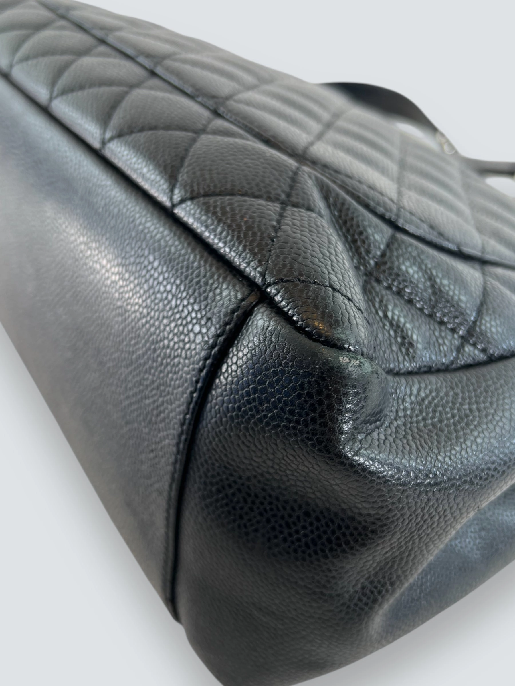 Chanel Black Caviar Leather GST Tote