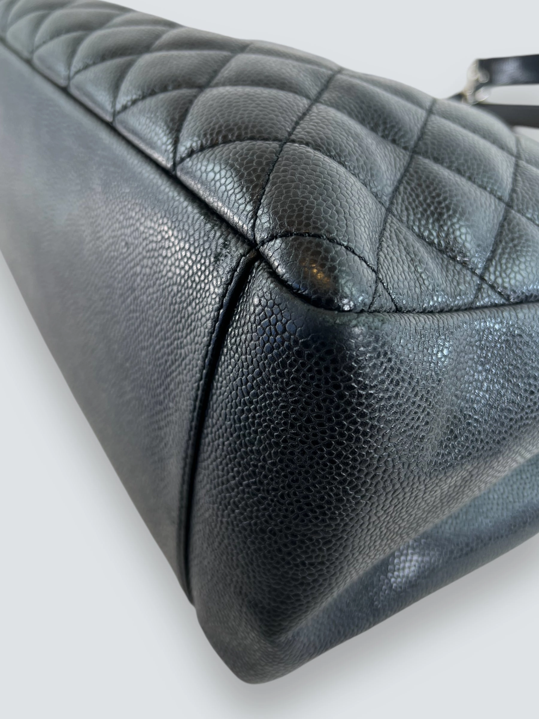 Chanel Black Caviar Leather GST Tote