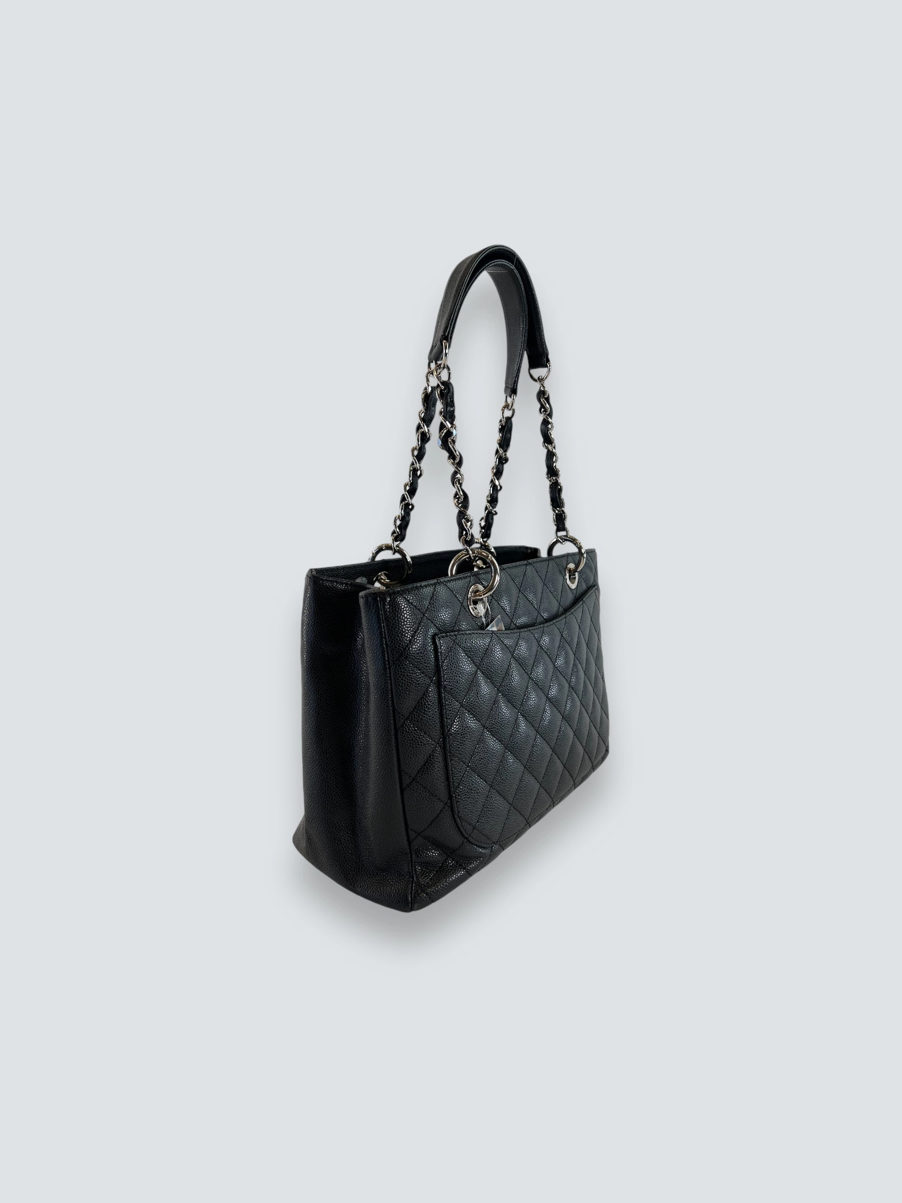 Chanel Black Caviar Leather GST Tote