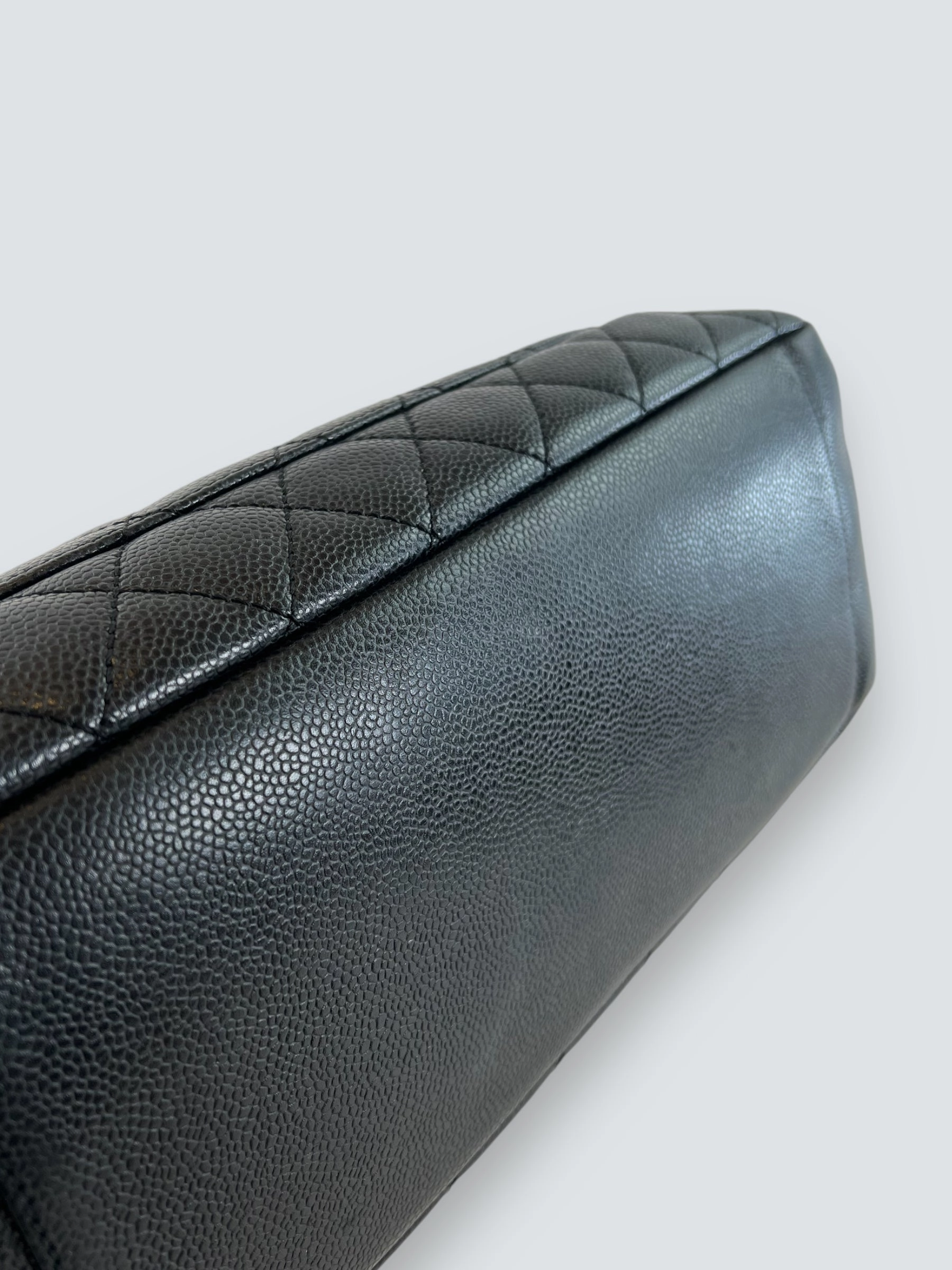 Chanel Black Caviar Leather GST Tote