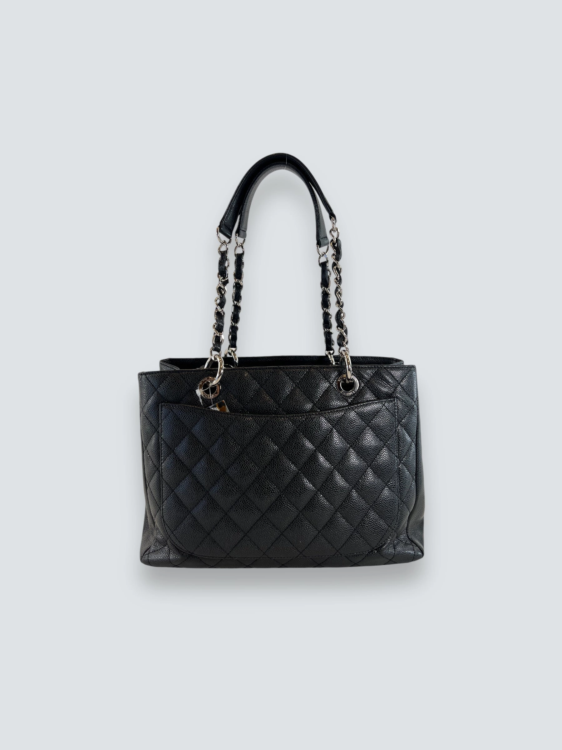 Chanel Black Caviar Leather GST Tote
