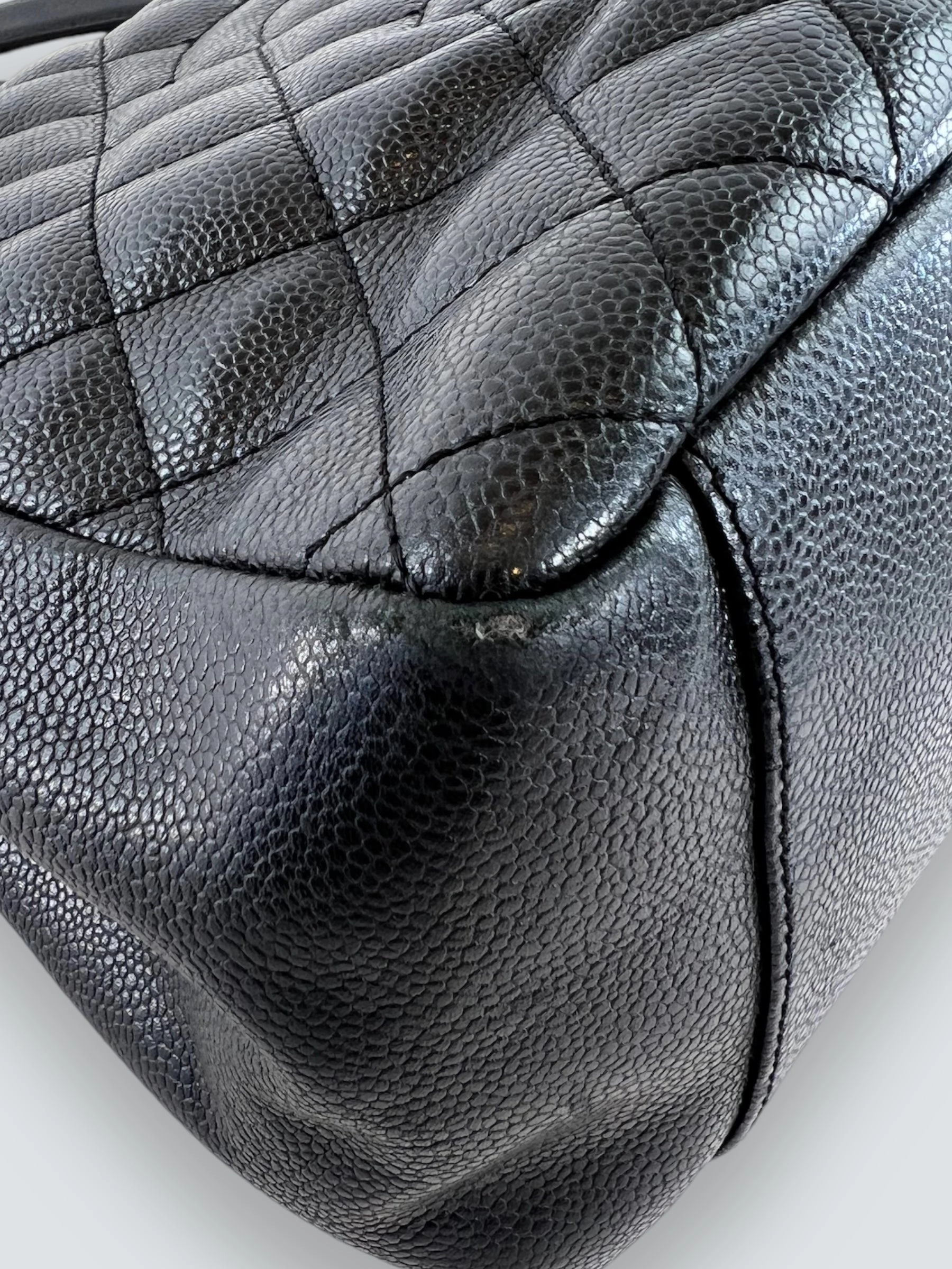Chanel Black Caviar Leather GST Tote
