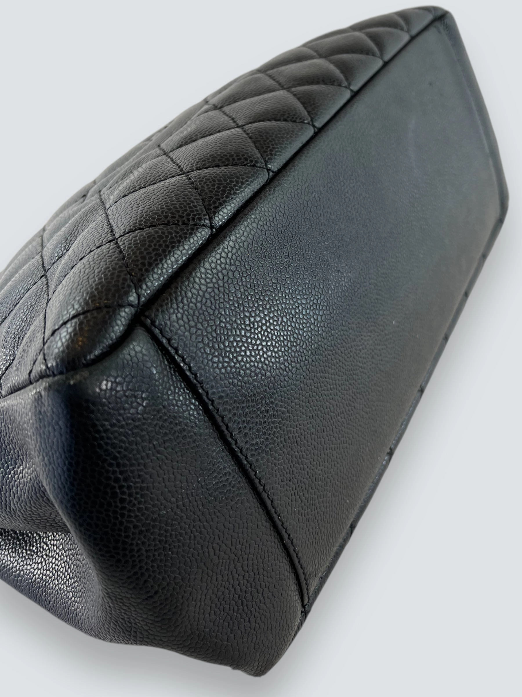 Chanel Black Caviar Leather GST Tote