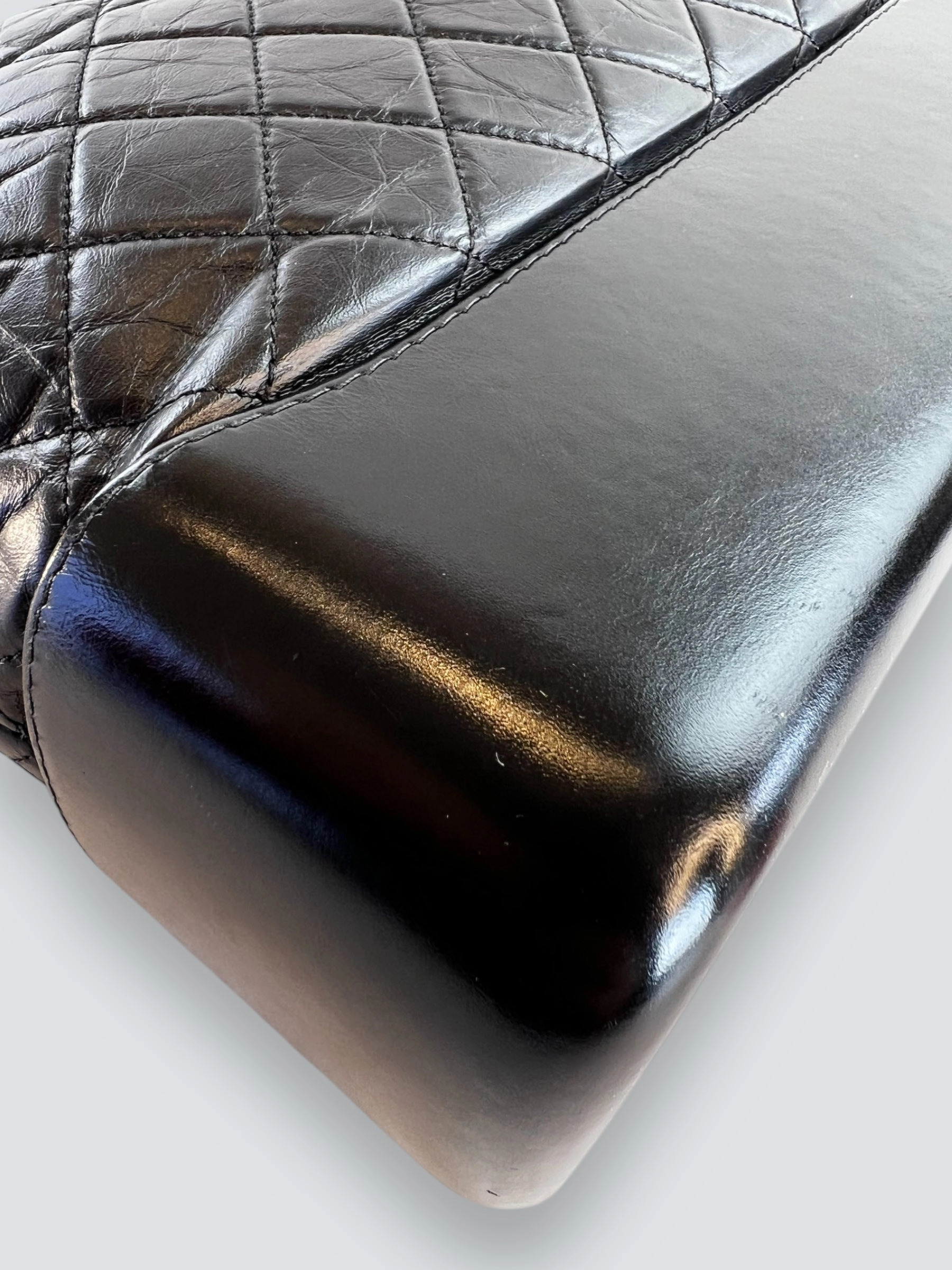 Chanel Black Leather Large Gabrielle Crossbody