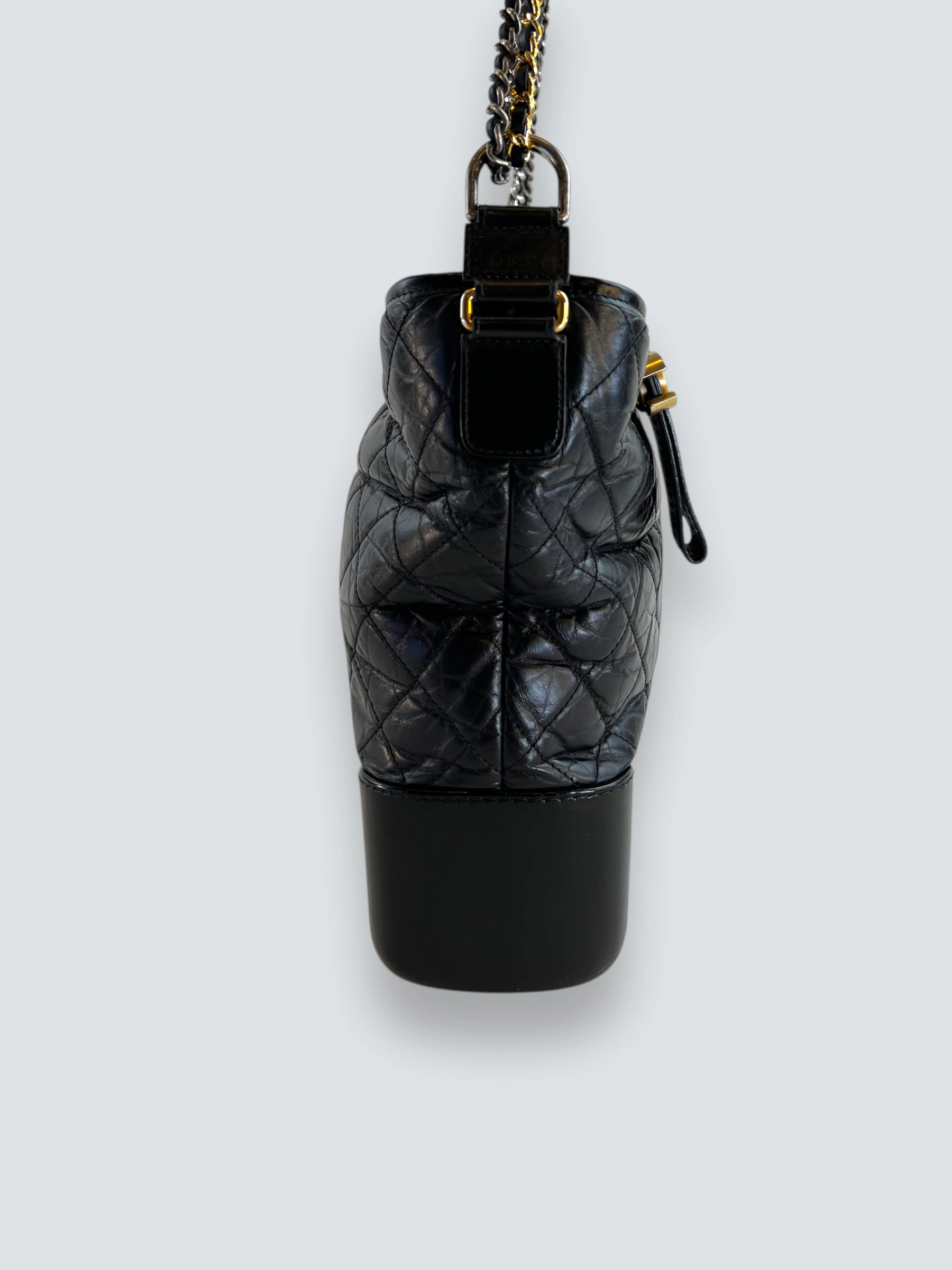 Chanel Black Leather Large Gabrielle Crossbody