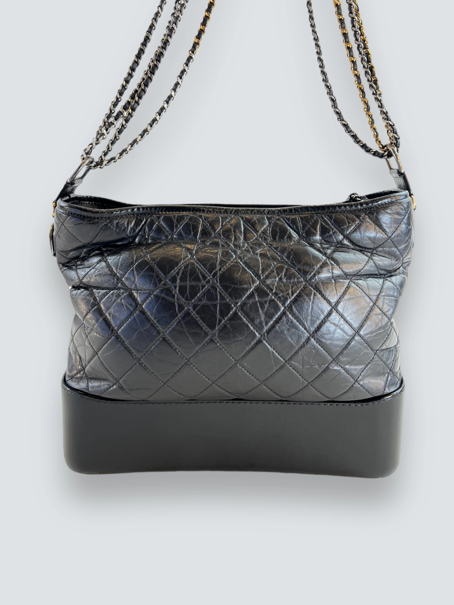 Chanel Black Leather Large Gabrielle Crossbody