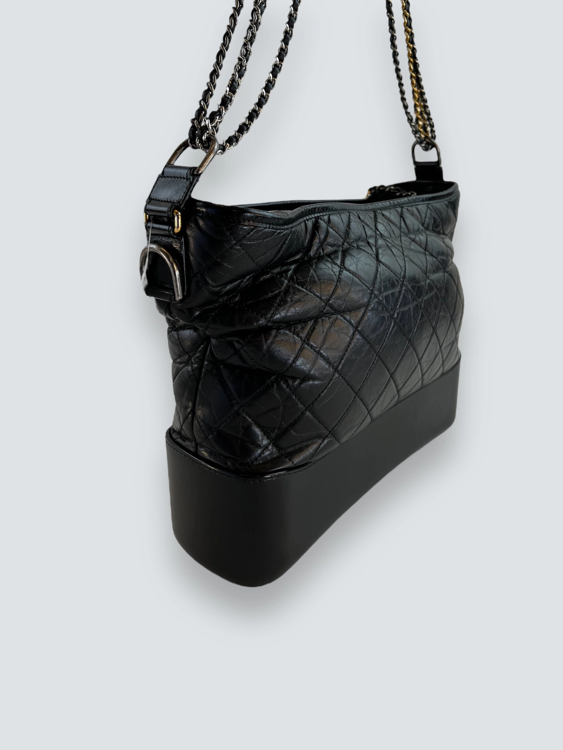 Chanel Black Leather Large Gabrielle Crossbody