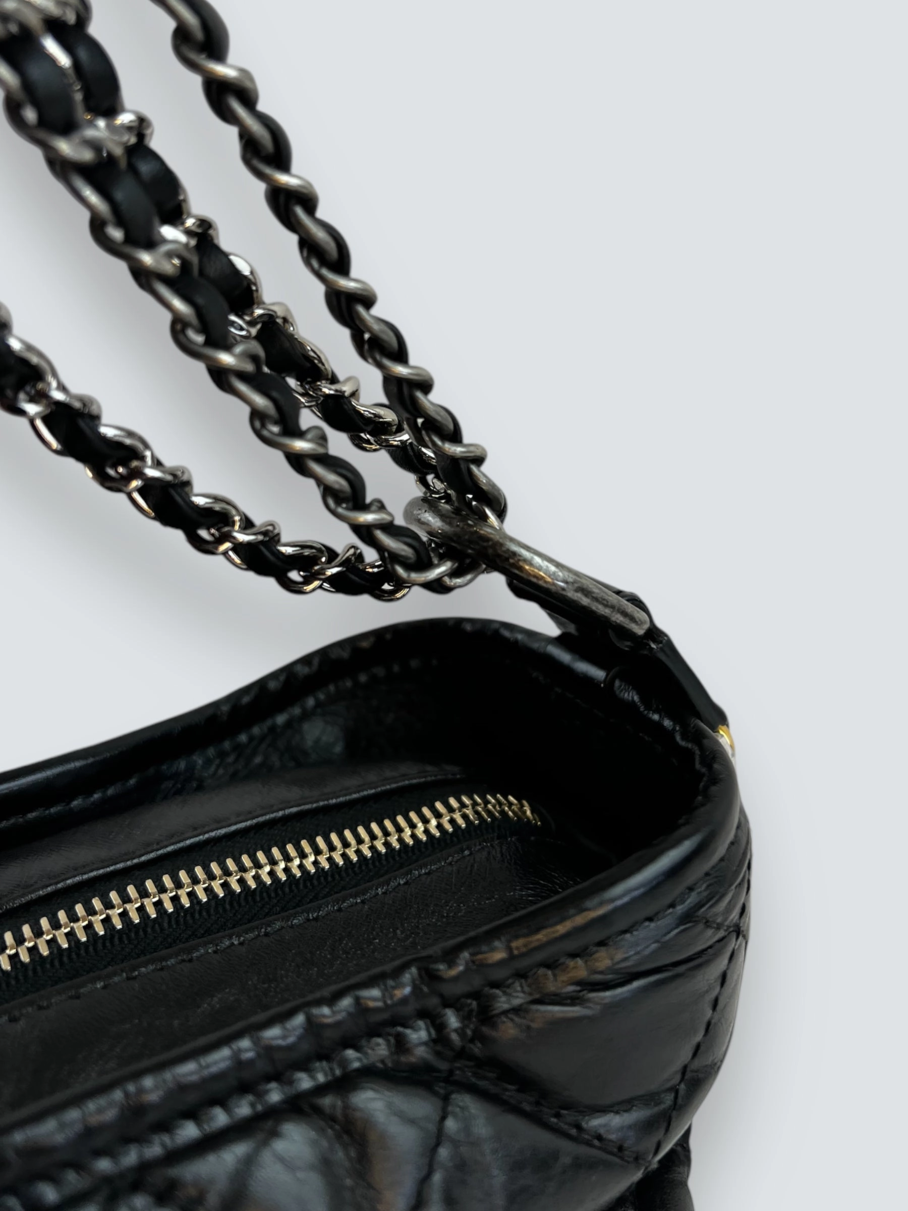 Chanel Black Leather Large Gabrielle Crossbody