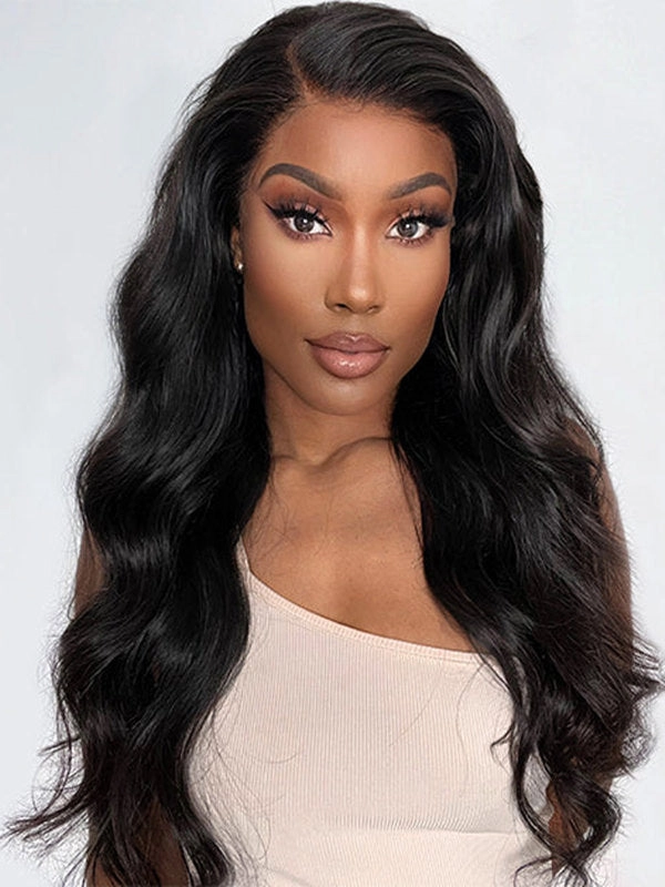 Chinalacewig Anniversary Sale Blonde 613 Bob And Black Body Wave Transparent Lace Wigs CD04