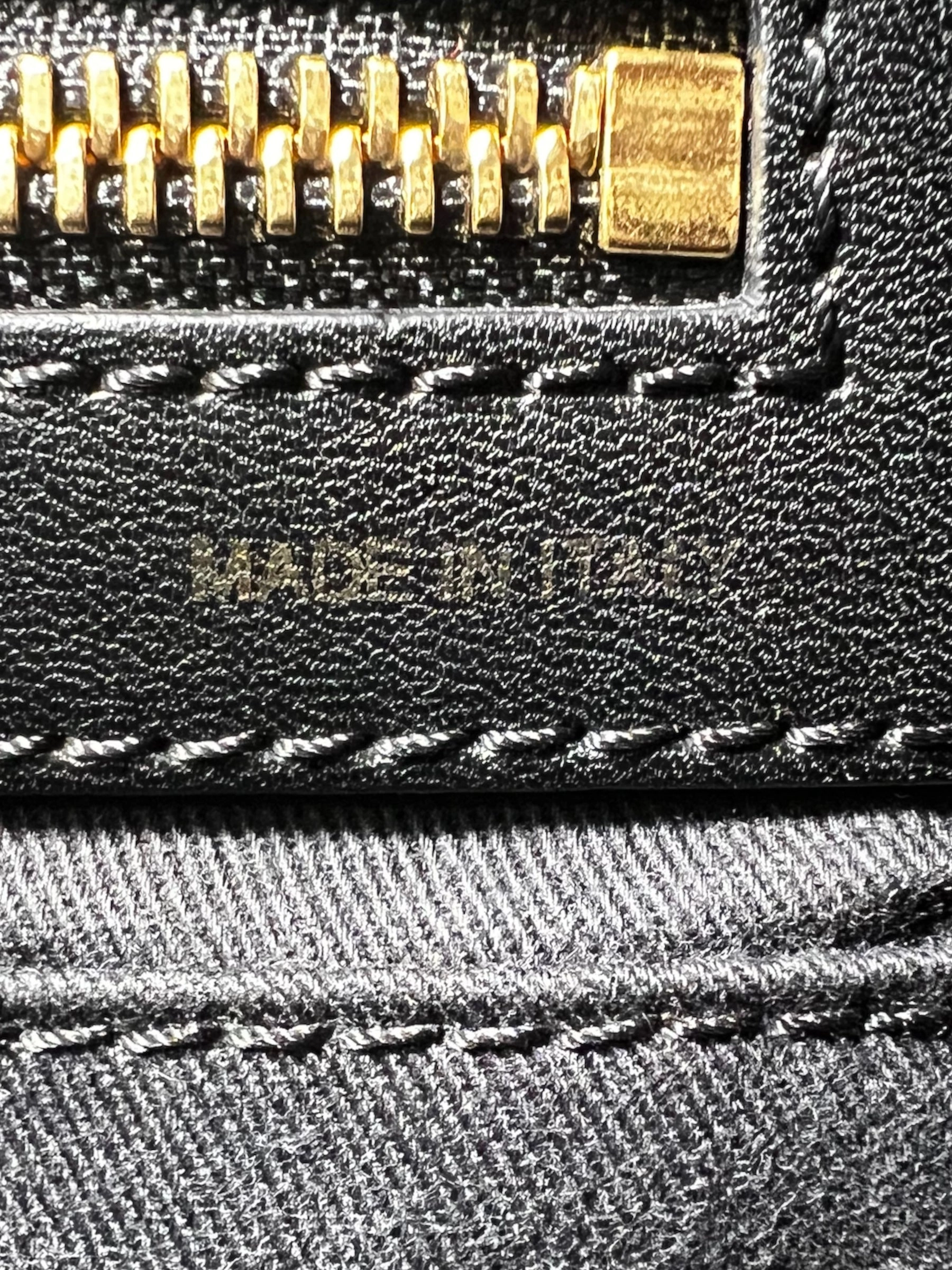 Chloe Black Leather & Python Alice Tote