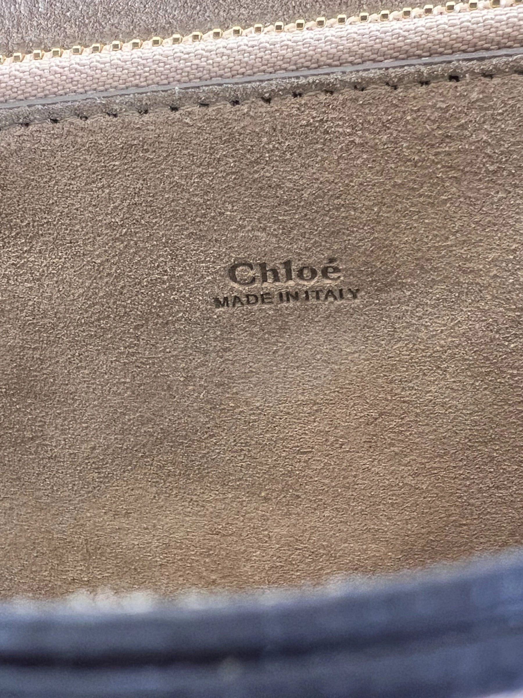 Chloe Mustard Suede & Leather Faye Crossbody
