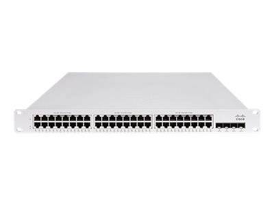 Cisco Meraki MS150 48T-4G - Switch - managed - 48 x 10/100/1000   4 x Gigabit SFP - rack-mountable - for P/N: MA-CBL-100G-1M, MS150-48T-4G