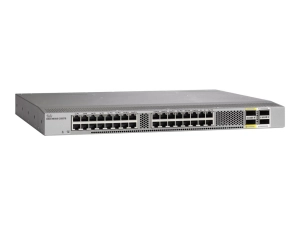 Cisco Nexus 2332TQ 10GE Fabric Extender - Expansion module - 10Gb Ethernet x 32   40 Gigabit QSFP  x 4 - refurbished N2K-C2332TQ-RF