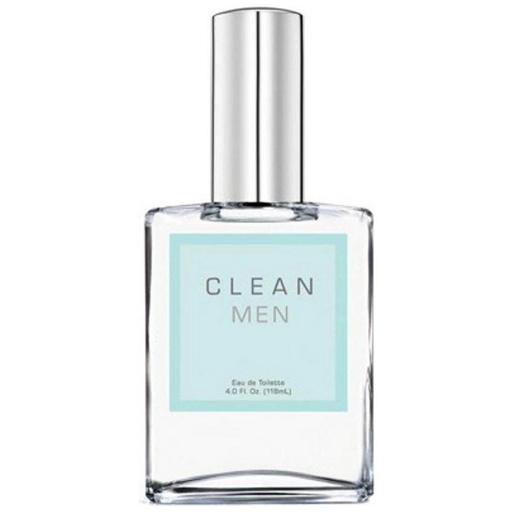 CLEAN MEN spray 4.0 oz edt Cologne for men NEW unboxed with cap