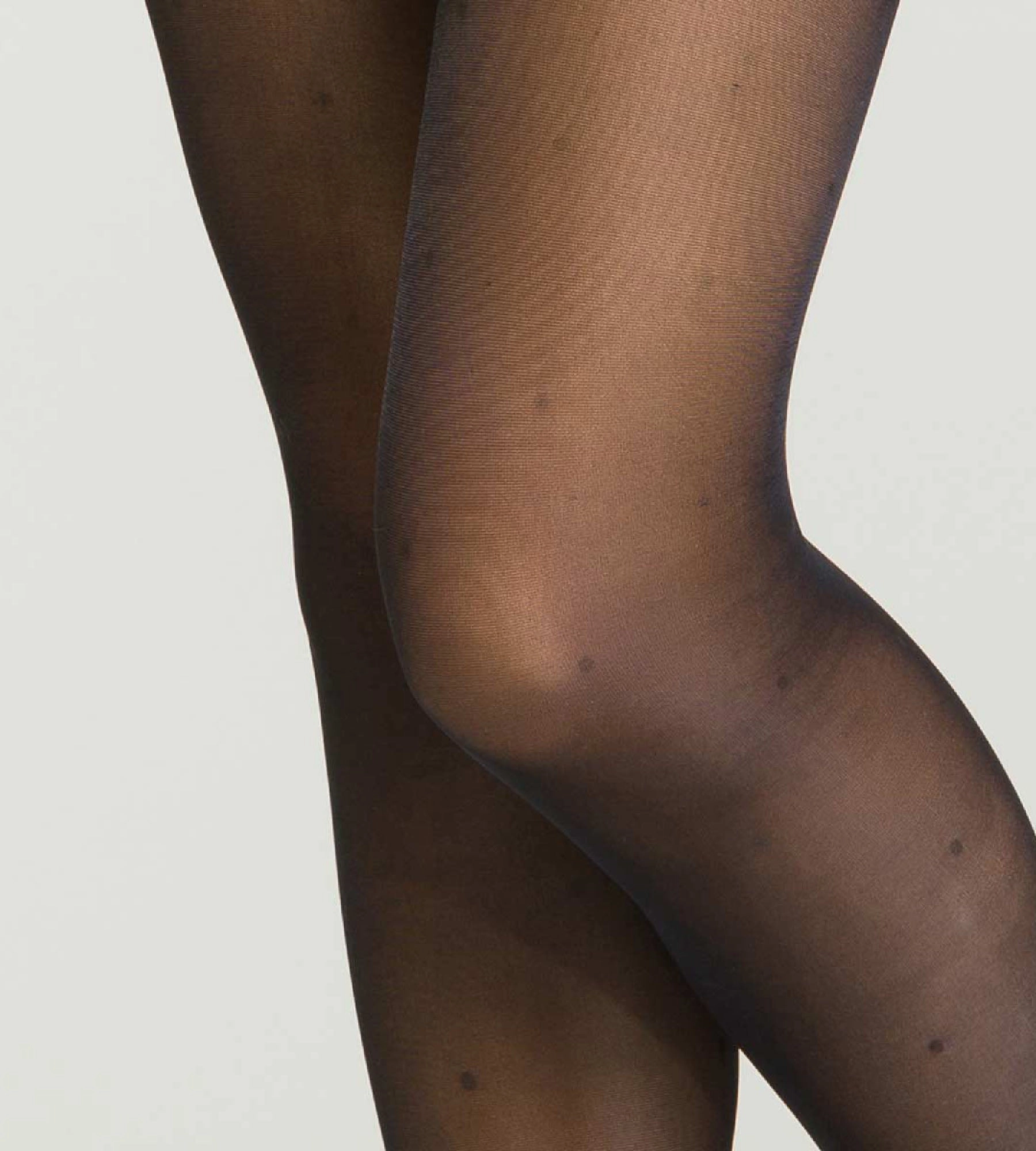 Collant Noir Fantaisie à plumetis pour femme DIM Perfect Contention 25D