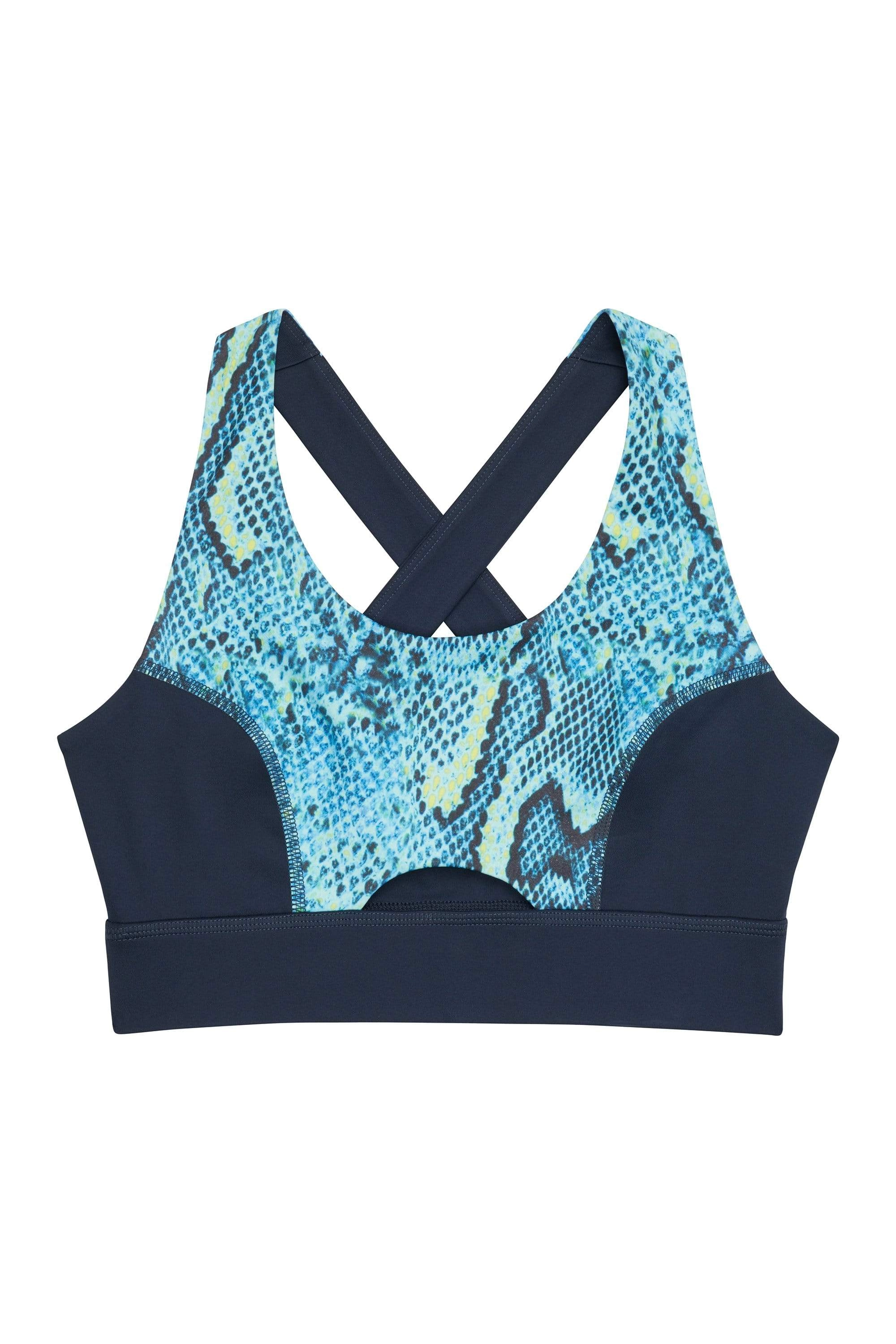 Cross Back Bra Snake Curve