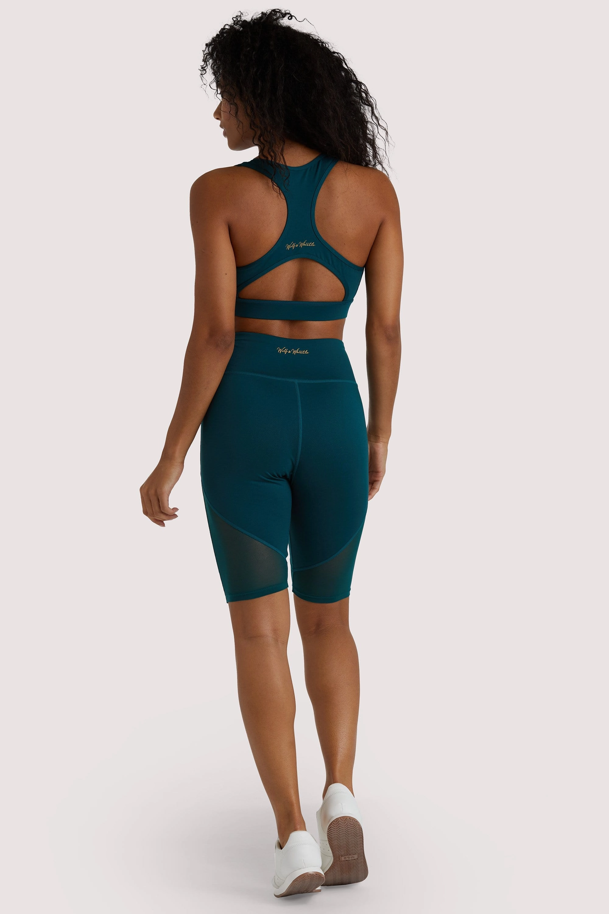 Eco Teal Panel Shorts