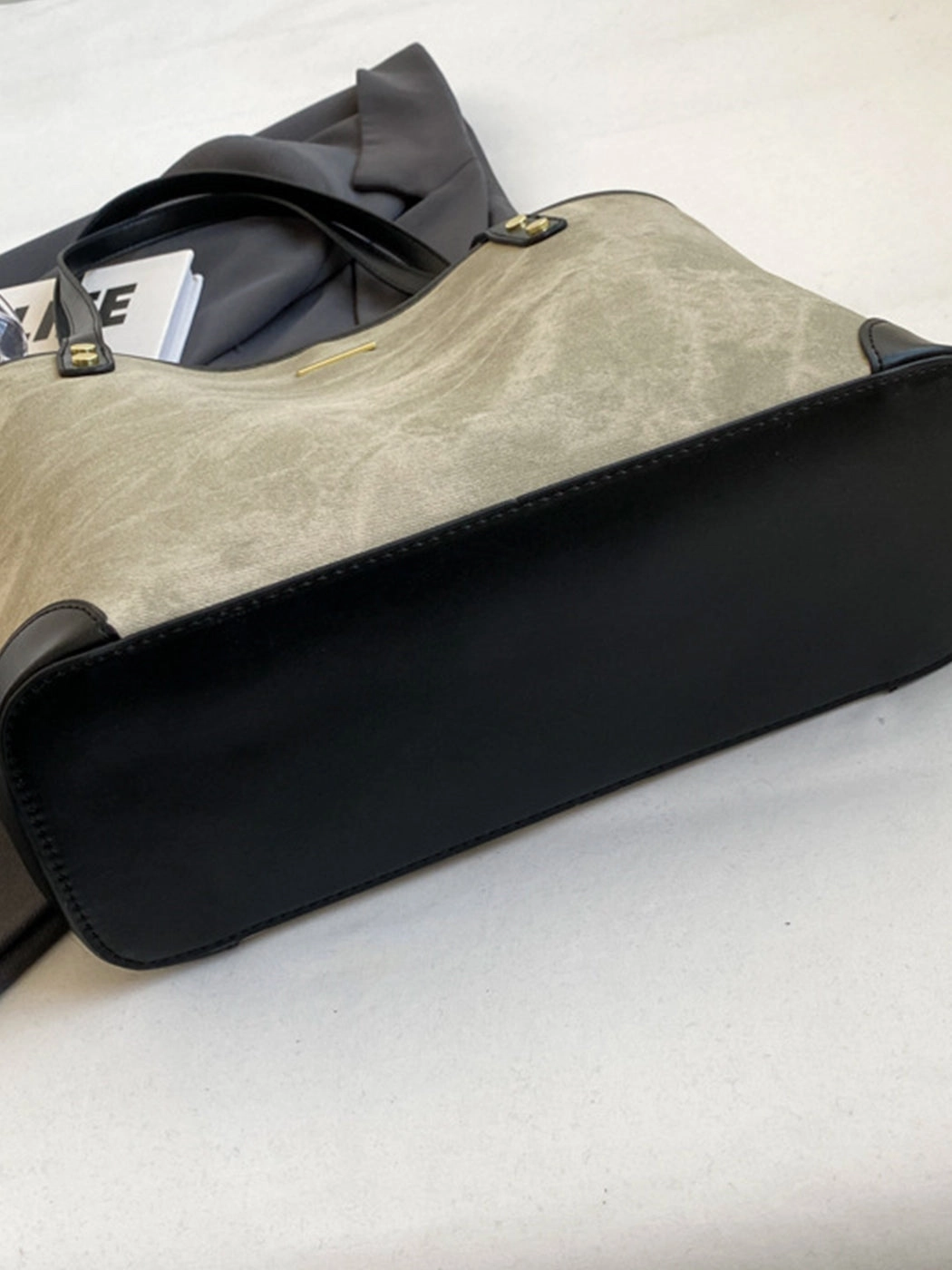 Fashion Textured Large Capacity Tote Shoulder Bag