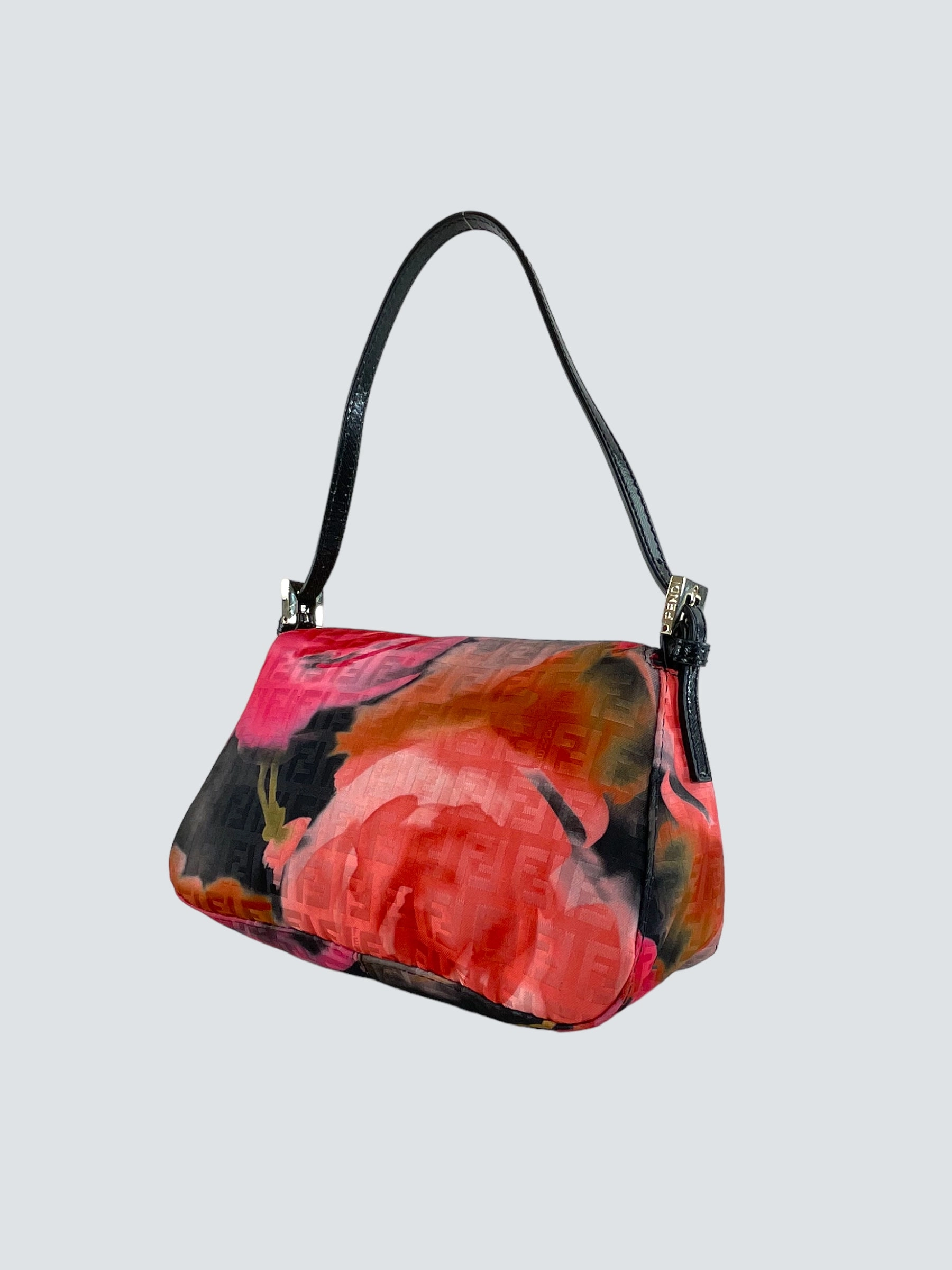 Fendi Multi Colour Canvas and Leather Mini Forever Mama Baguette