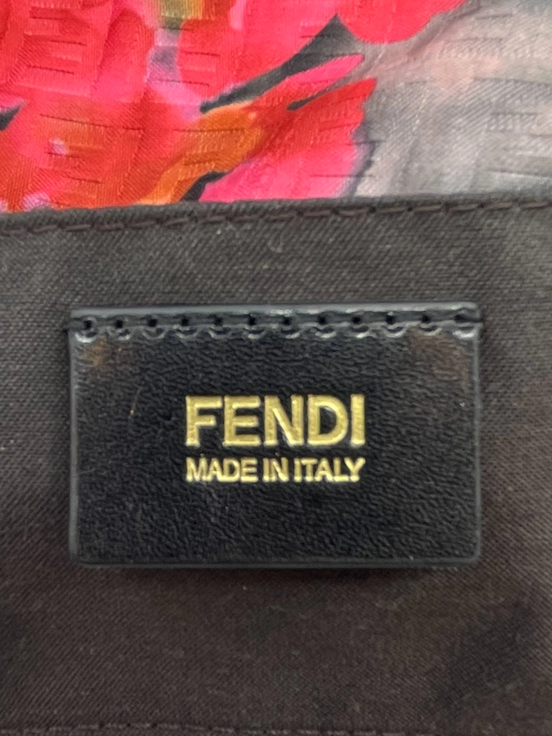 Fendi Multi Colour Canvas and Leather Mini Forever Mama Baguette