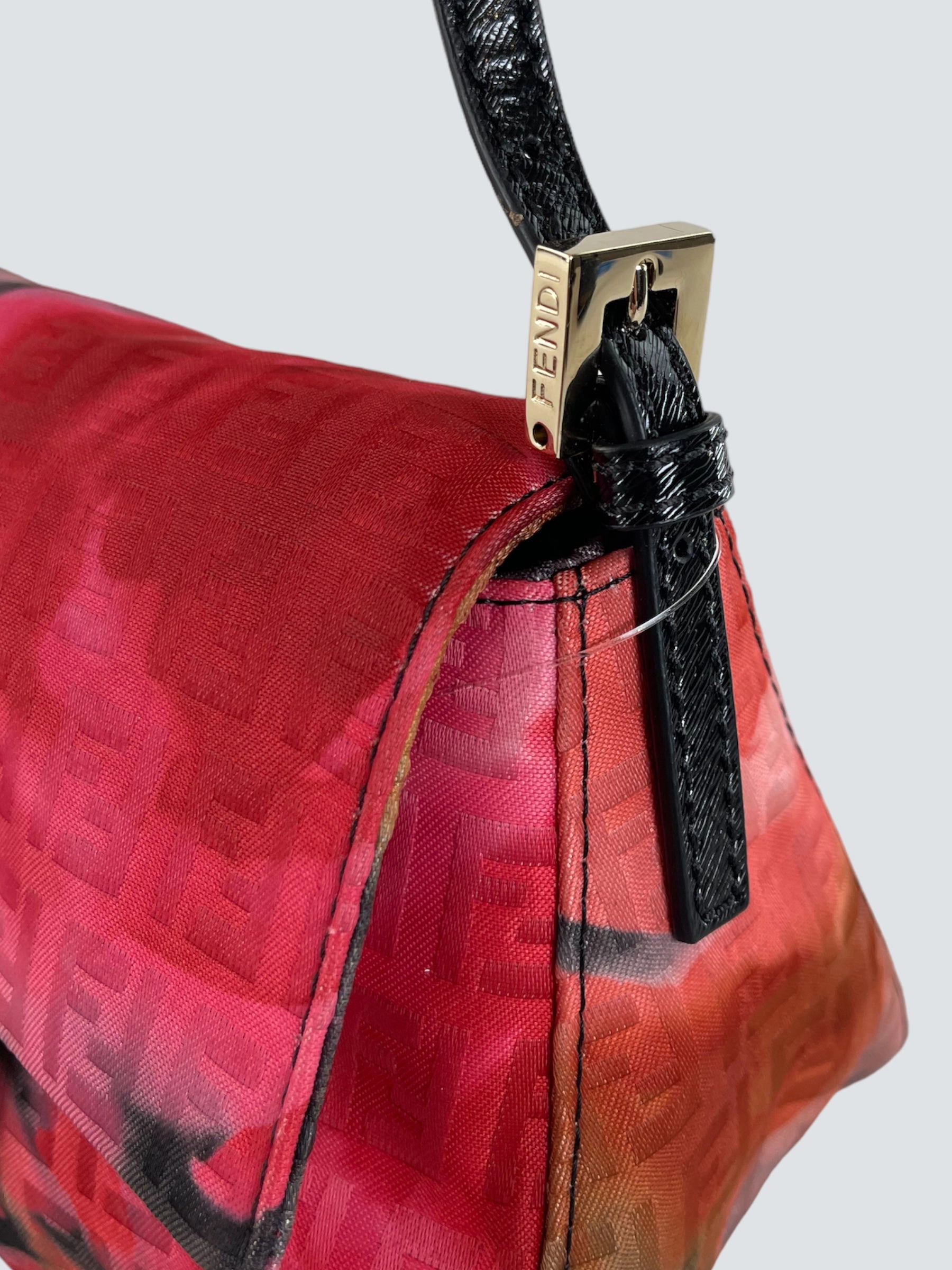 Fendi Multi Colour Canvas and Leather Mini Forever Mama Baguette