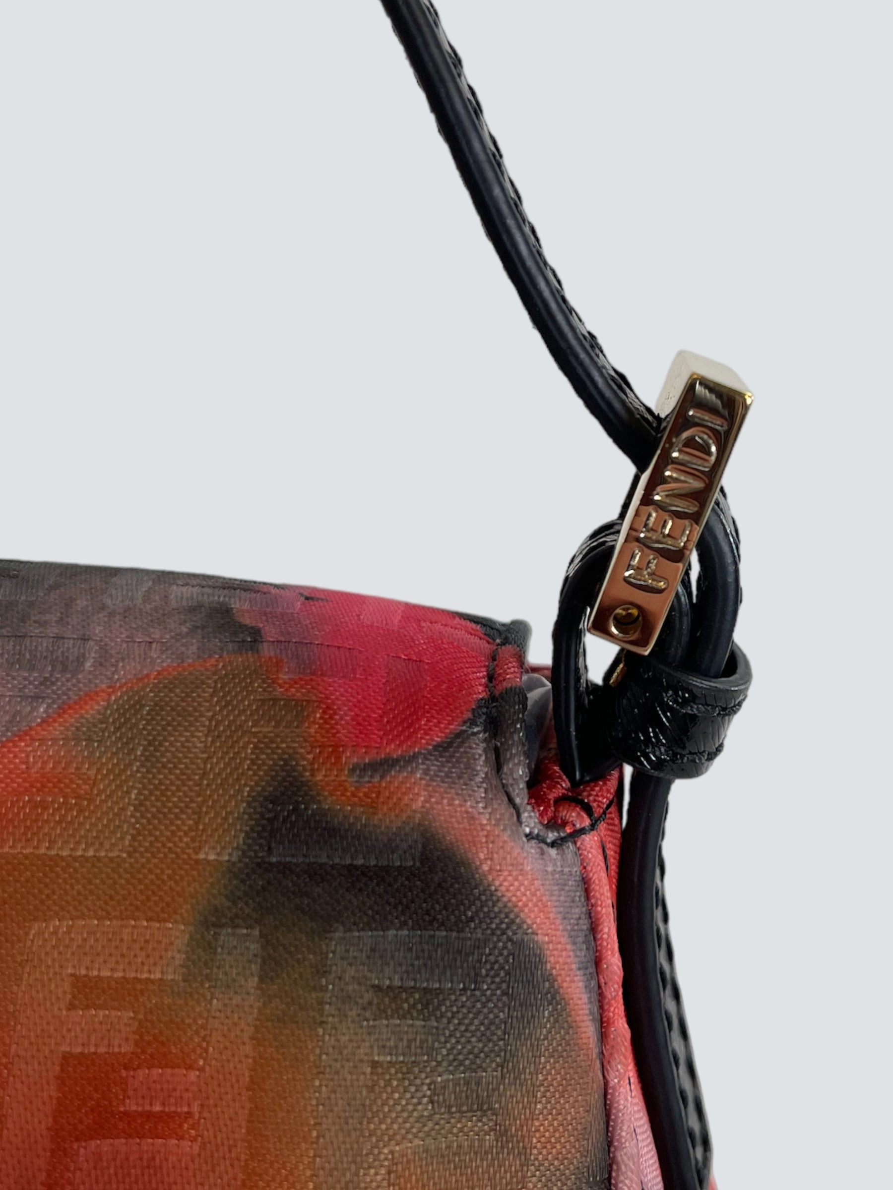 Fendi Multi Colour Canvas and Leather Mini Forever Mama Baguette