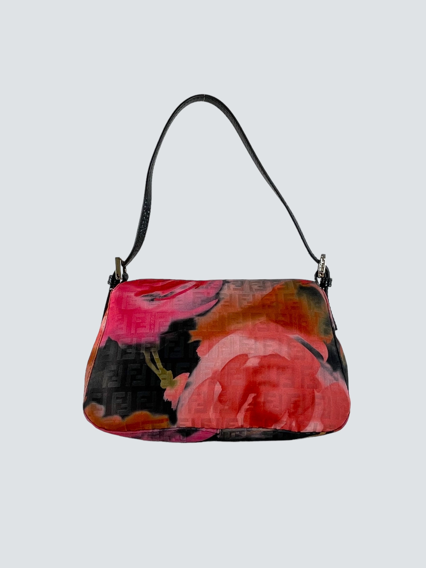 Fendi Multi Colour Canvas and Leather Mini Forever Mama Baguette