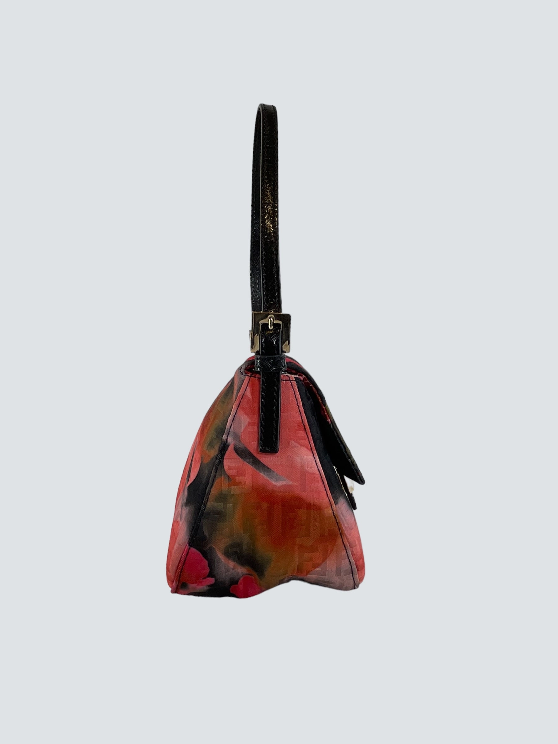 Fendi Multi Colour Canvas and Leather Mini Forever Mama Baguette