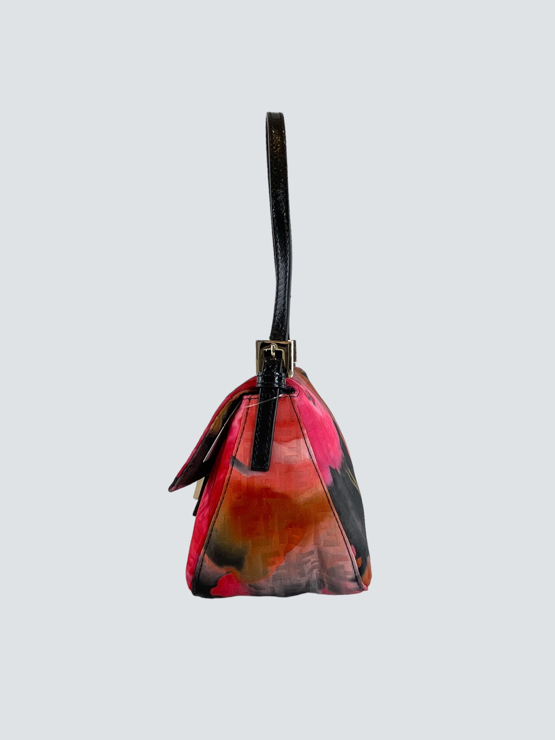 Fendi Multi Colour Canvas and Leather Mini Forever Mama Baguette