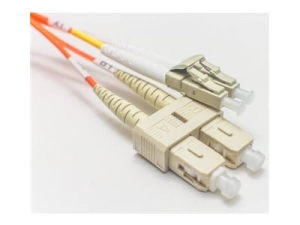 Fiber Cables Direct - Patch cable - LC/UPC multi-mode (M) to SC/UPC multi-mode (M) - 2 m - 0.1 in - fiber optic - duplex - 62.5 FCDUS53V145