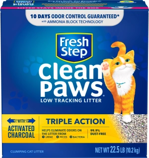 Fresh Step Clean Paws Low Tracking Triple Action Litter