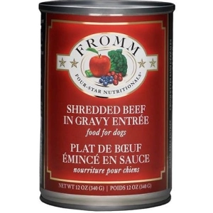 Fromm Four-Star Shredded Beef Entree Canned Dog Food
