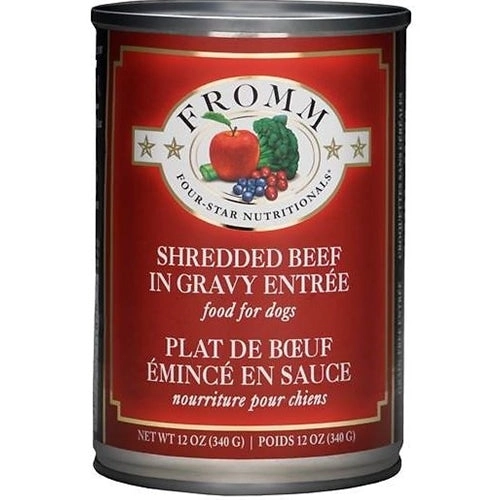 Fromm Four-Star Shredded Beef Entree Canned Dog Food