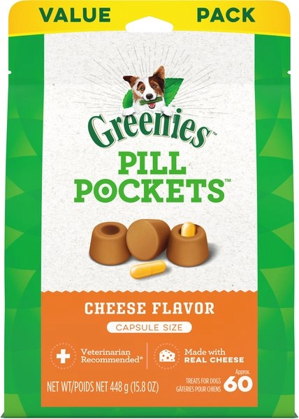 Greenies Pill Pockets Cheese Flavor Dog Treats