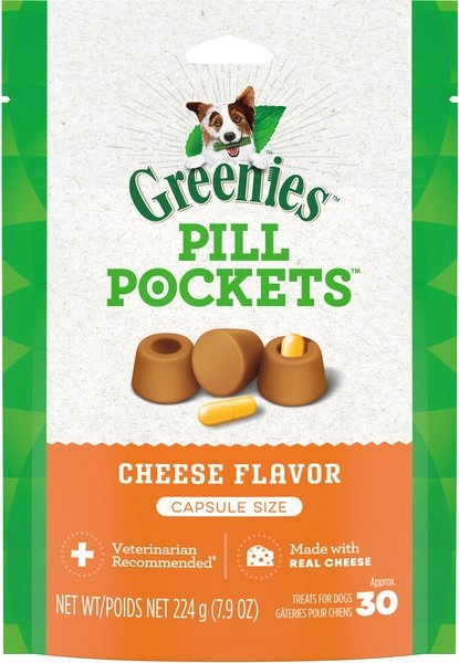 Greenies Pill Pockets Cheese Flavor Dog Treats